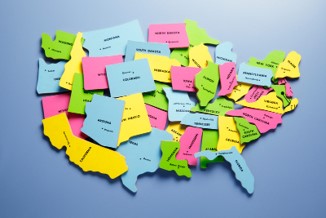 Map of state advocacy participation